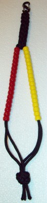 Pony Birdie Beads - Red and Yellow Square Crown Sinnet - Click Image to Close
